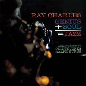 RAY CHARLES, Genius + Soul = Jazz (Essential ; ESS LP 009, UK 1989 Reissue) LP VG/VG+