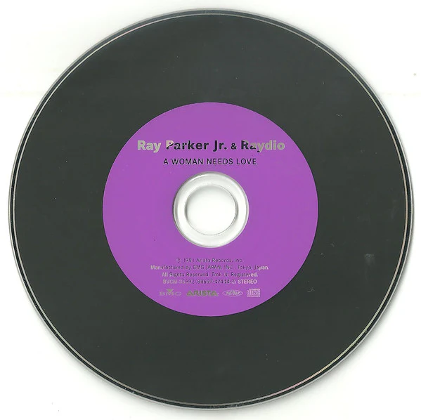 RAY PARKER JR. AND RAYDIO, A Woman Needs Love (Arista; BVCM-35592, Japan 2009 Reissue, Paper Sleeve, Inner & Booklet, With Obi) CD EX/EX - Image 3