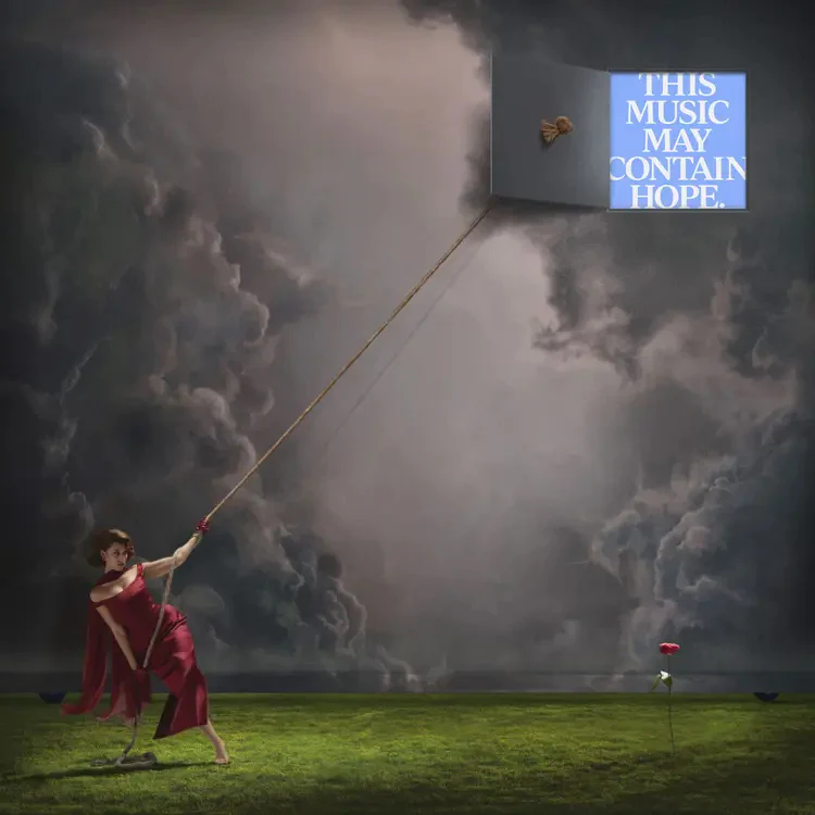 RAYE, THIS MUSIC MAY CONTAIN HOPE. (Human Re Sources; TMMCHLP1, Europe 2026, Gatefold, 2 Inners & Booket, Yellow 'Marigold' Vinyl. Die Cut Sleeve) 2xLP NEW/NEW