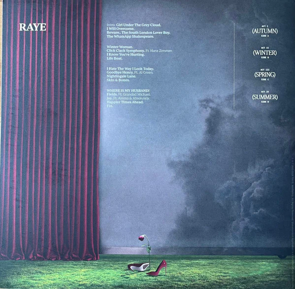 RAYE, THIS MUSIC MAY CONTAIN HOPE. (Human Re Sources; TMMCHLP1, Europe 2026, Gatefold, 2 Inners & Booket, Yellow 'Marigold' Vinyl. Die Cut Sleeve) 2xLP NEW/NEW - Image 2