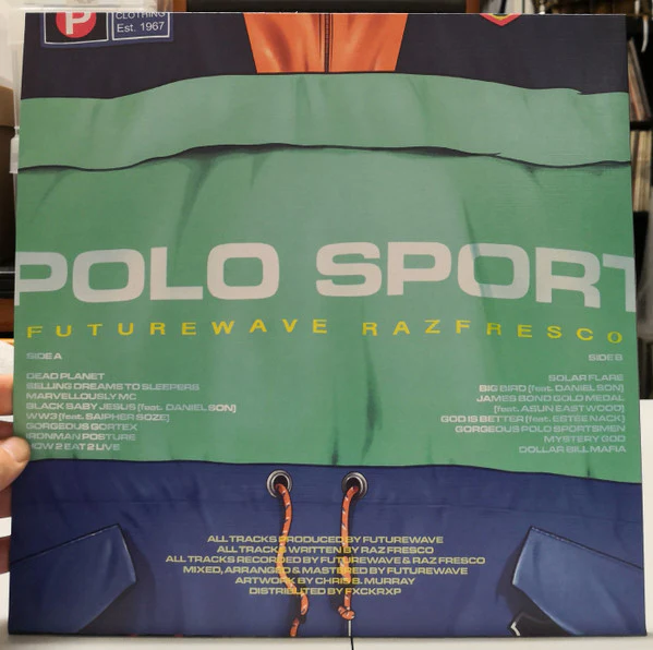 RAZ FRESCO & FUTUREWAVE, Gorgeous Polo Sportsmen (FXCK RXP RXCXRDS; none, Germany 2020, Insert, Limited Edition) LP EX/VG+ - Image 2