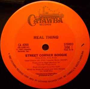 REAL THING, Street Corner Boogie (Catawba Records; CA 4200, US 1983) 12" /VG