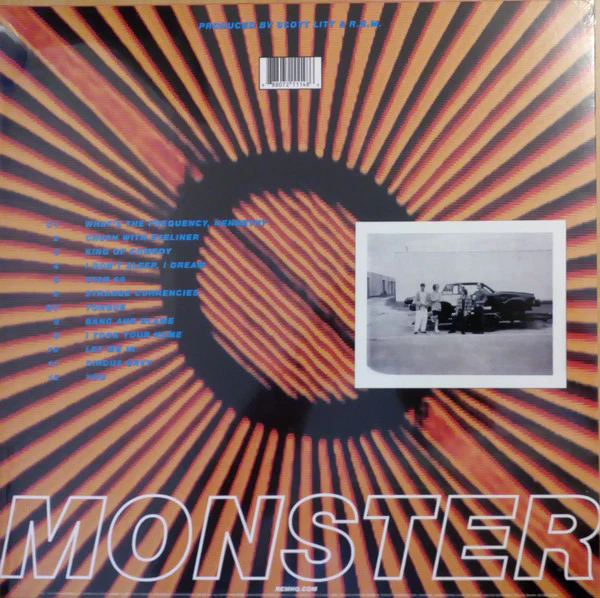R.E.M., Monster (Craft Recordings; 7211148, Europe 2019, Insert, 180 Gram Vinyl) LP NEW/NEW - Image 2