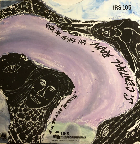 R.E.M., So. Central Rain (I'm Sorry) (I.R.S. Records; IRS 105, UK 1984, Promo, Picture Sleeve) 7" VG/G - Image 2