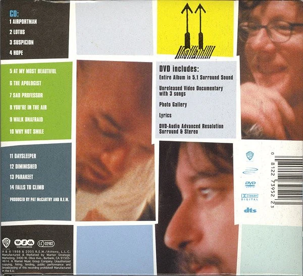 R.E.M., Up (Warner Bros. Records; 8122-73952-2, Europe 2005 Reissue, Double Digipak) 2xCD M/M - Image 2