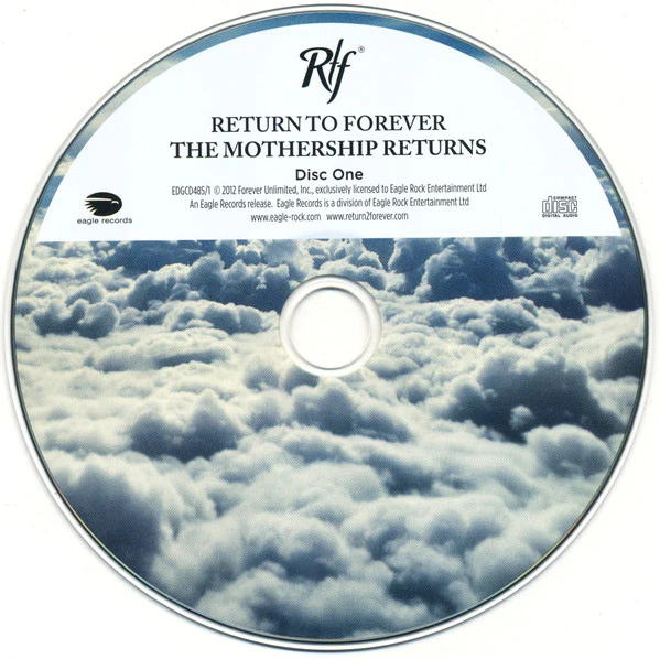 RETURN TO FOREVER, The Mothership Returns (Eagle Records; EDGCD485, Europe 2012, 2CDs & DVD) 2xCD VG+/VG+ - Image 3