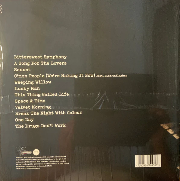 RICHARD ASHCROFT, Acoustic Hymns Vol 1 (Infectious Music; INFECT648ELP, Europe 2021, Gatefold, 2 Inners, Turquoise Vinyl, The Verve) 2xLP EX/EX - Image 2