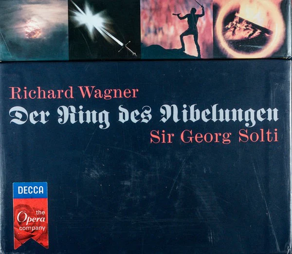 RICHARD WAGNER, SIR GEORG SOLTI, Der Ring Des Nibelungen (Decca ; 455 555-2, Europe 1997, Box Set, Booklet) 14xCD VG+/VG+