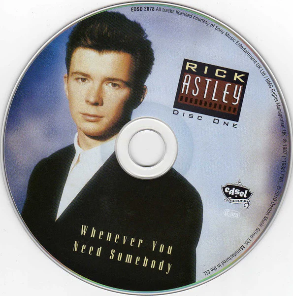 RICK ASTLEY, Whenever You Need Somebody (Edsel Records; EDSD 2078, UK 2010) 2xCD EX/EX - Image 3