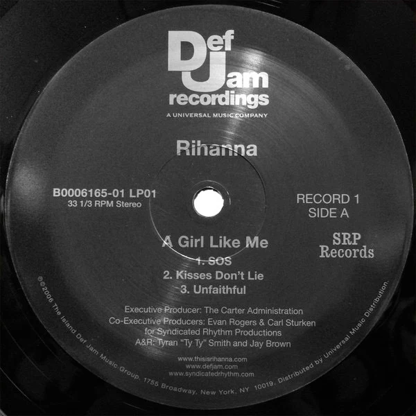 RIHANNA, A Girl Like Me (Def Jam Recordings; B0006165-01 LP01, US 2006, Insert, Stereo) 2xLP VG/VG+ - Image 3