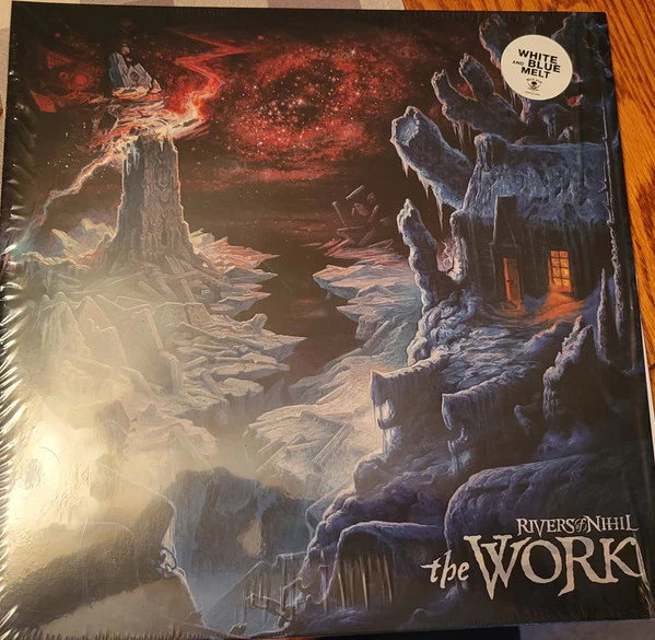 RIVERS OF NIHIL, The Work (Metal Blade Records; 3984-25193-1, USA & Canada 2021, Gatefold, Insert, White and Blue Melt Vinyl) 2xLP VG/VG+