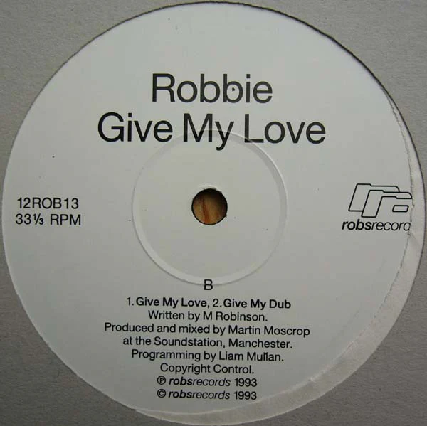 ROBBIE, Let Your Body Move (Robs Records; 12ROB13, UK 1993, Company Sleeve), SALE - Up to 50% Off the Original Price  12" G/VG - Image 3