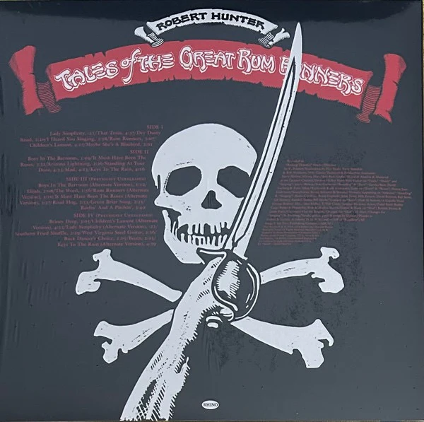 ROBERT HUNTER, Tales Of The Great Rum Runners (Rhino Records; R1 726490, US 2024 Reissue, Insert) 2xLP EX/VG+ - Image 2