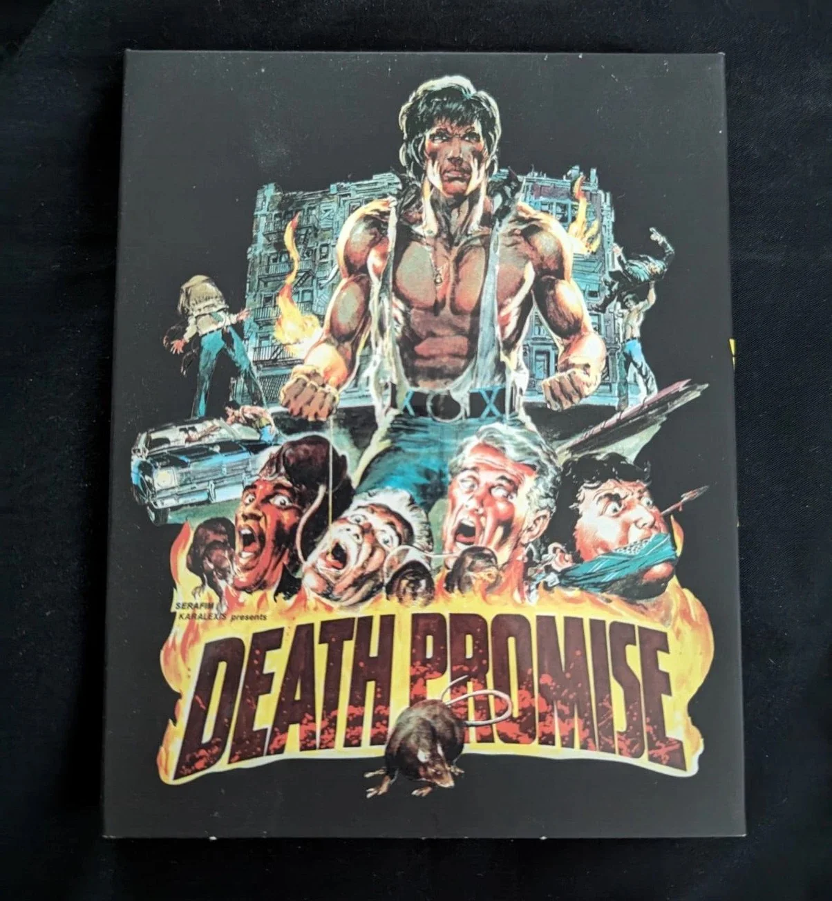 ROBERT WARMFLASH, Death Promise (Vinegar Syndrome; VS-350, US 2021, Slipcase, All Regions) Blu-Ray VG+/VG+