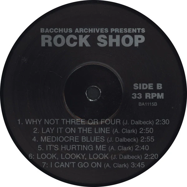 ROCK SHOP, Mr. Lee's "Swing'n Affair" Presents (Bacchus Archives; BA 1115, US 1997), SALE - Up to 50% Off the Original Price  LP EX/VG+ - Image 3