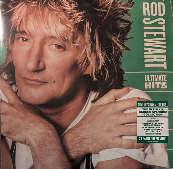ROD STEWART, Ultimate Hits (Warner Records; RCVI 727877, Worldwide 2025, Gatefold, Green Vinyl) 2xLP VG+/EX