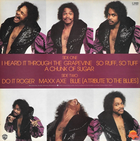 ROGER, The Many Facets Of Roger (Warner Bros. Records; K 56960, UK 1981, Inner) LP G+/EX - Image 2