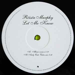 ROISIN MURPHY, Let Me Know (EMI; 12EMI728, UK 2007, Inner, Stickered Sleeve, remixwa by Joey Negro, Paul Oakenfold and Andy Cato) 12" VG/VG+ - Image 3