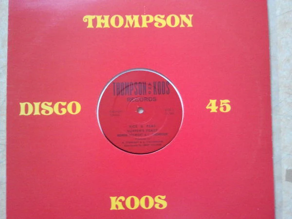 ROMAN STEWART & LINVAL THOMPSON, Rice & Peas / Suffer's Feast / Breaking Up (Thompson & Koos; TK 002, UK 1979, Company Sleeve) 12" VG/G+