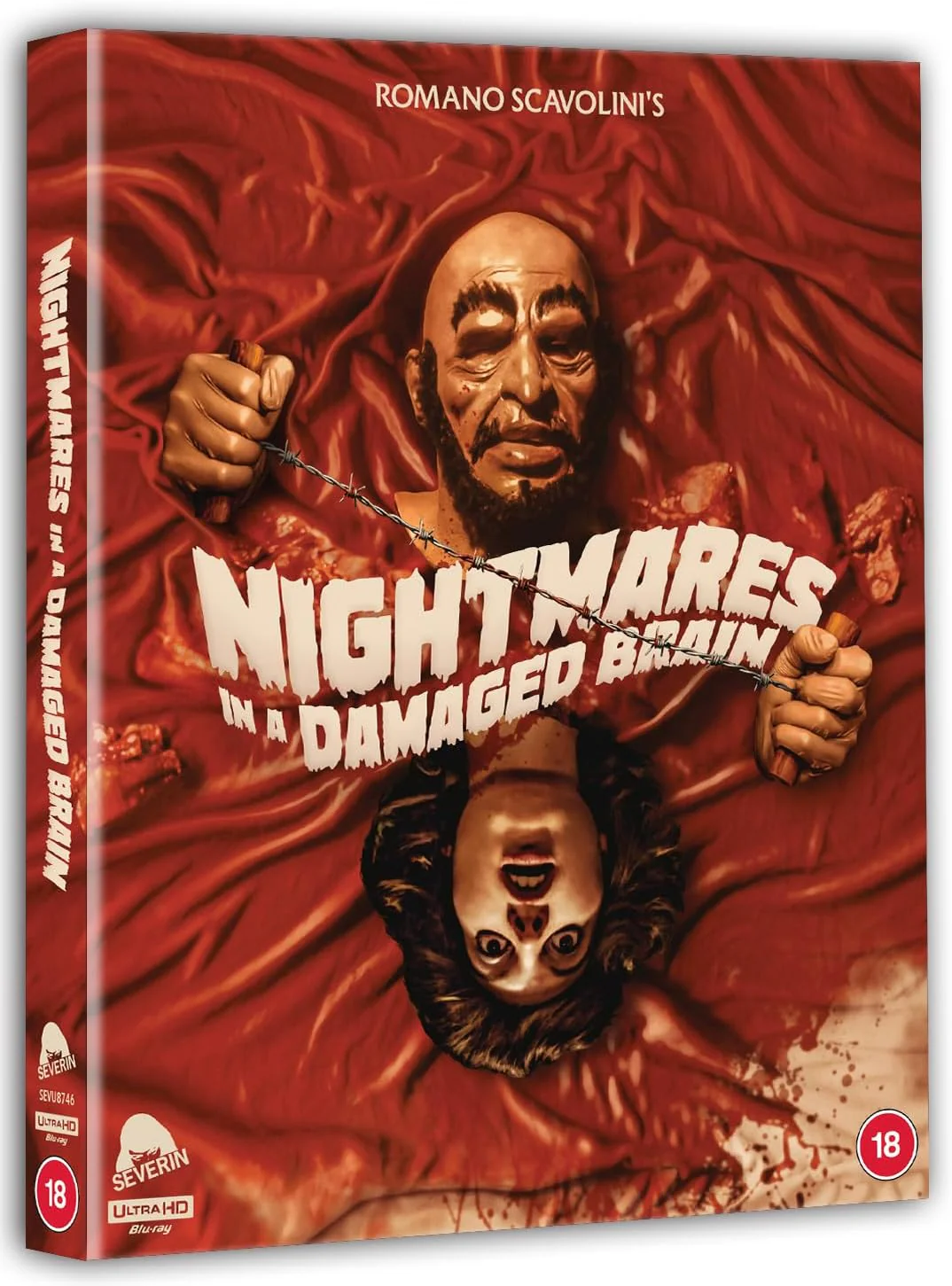 ROMANO SCAVOLINI, Nightmares In A Damaged Brain (Severin; SEVU8746, US ) Blu-Ray VG+/VG+
