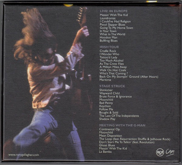 RORY GALLAGHER, "Let's Go To Work" (Capo; CAPO 702, Europe 2001, Box Set, 2 Prints) 4xCD VG/VG+ - Image 2