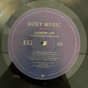 ROXY MUSIC, Country Life (EG; EGLP 16, UK 1987 Reissue, Inner) LP VG+/VG+ - Image 3