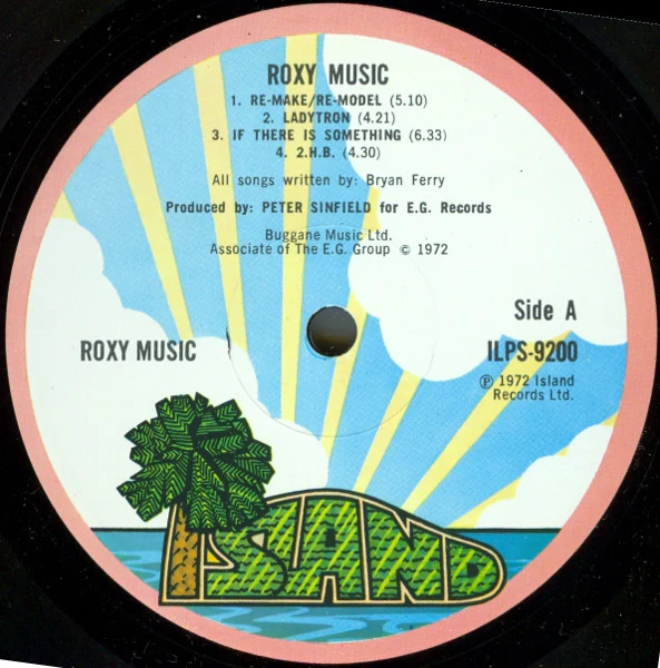 ROXY MUSIC, Roxy Music (Island Pink Rim; ILPS 9200, UK 1972, Matt Gatefold Sleeve, A1/B1) LP VG/VG - Image 3