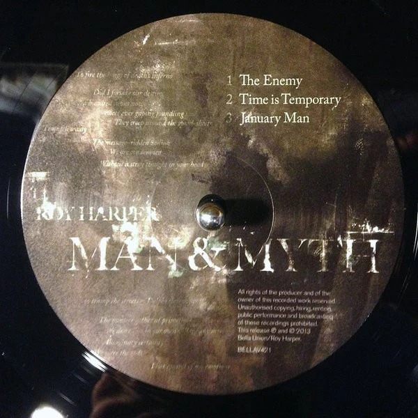 ROY HARPER, Man & Myth (Bella Union; BELLAV421, UK 2013, Gatefold, 2 Inners, NO CD) 2xLP VG/EX - Image 3