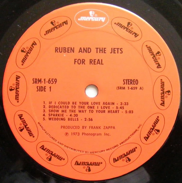 RUBEN AND THE JETS, For Real (Mercury; SRM 1-659, US 1973, Gatefold, Pitman Pressing) LP VG/VG - Image 3