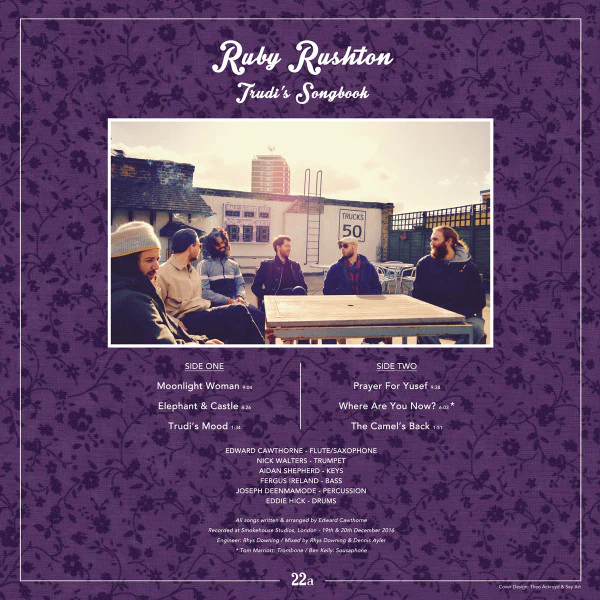 RUBY RUSHTON, Trudi's Songbook: Volume One (22a; 22a 015, UK 2017) LP VG+/VG+ - Image 2
