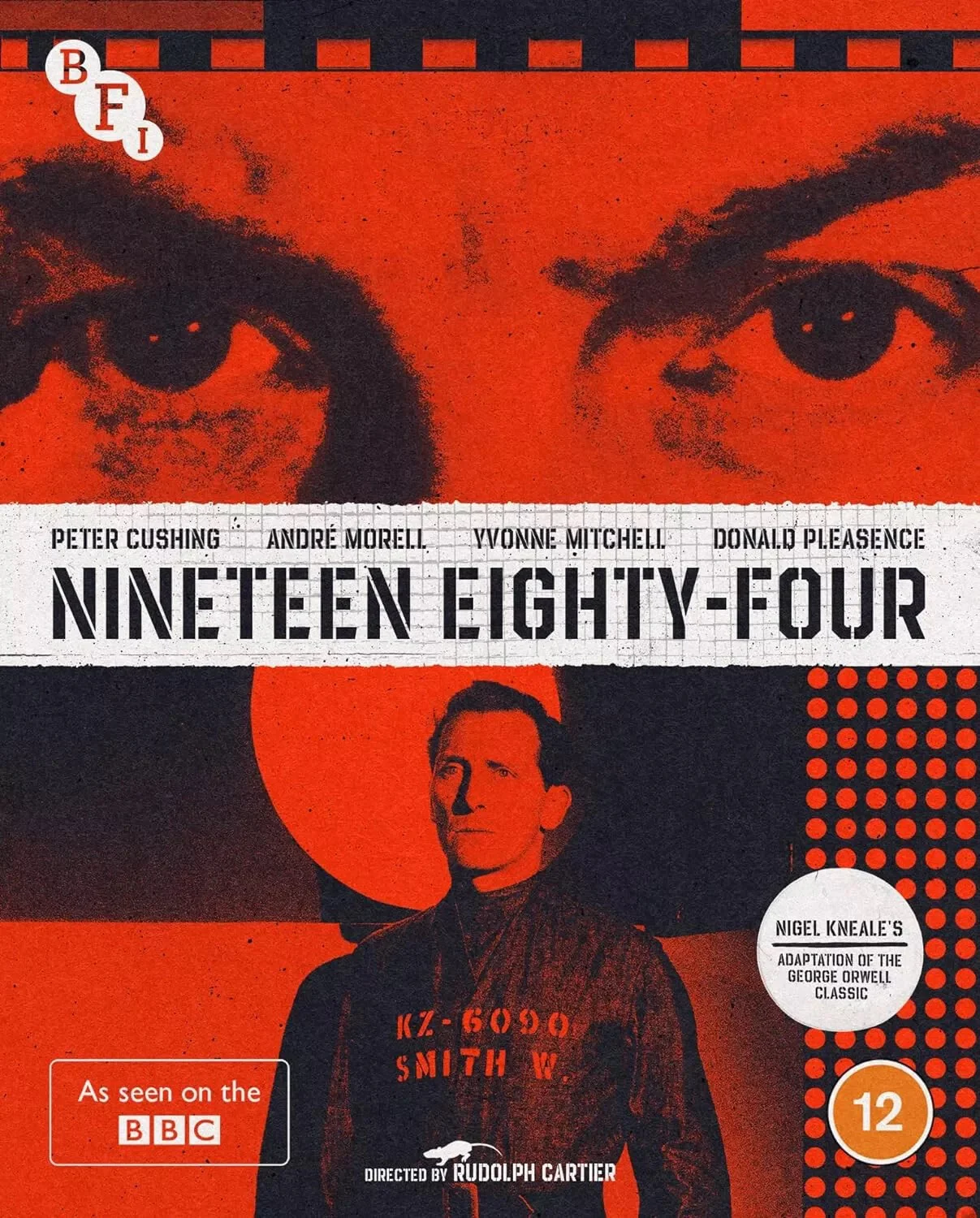 RUDOLPH CARTIER, PETER CUSHING, Nineteen Eighty Four (BFI; BFIB1445, Germany 2022 Reissue, Booklet, With DVD) 2xBlu-Ray VG+/VG+