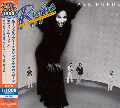 RUFUS FEATURING CHAKA KHAN, Ask Rufus (Geffen Records; UICY-77165, Japan 2015, With Obi) CD EX/EX