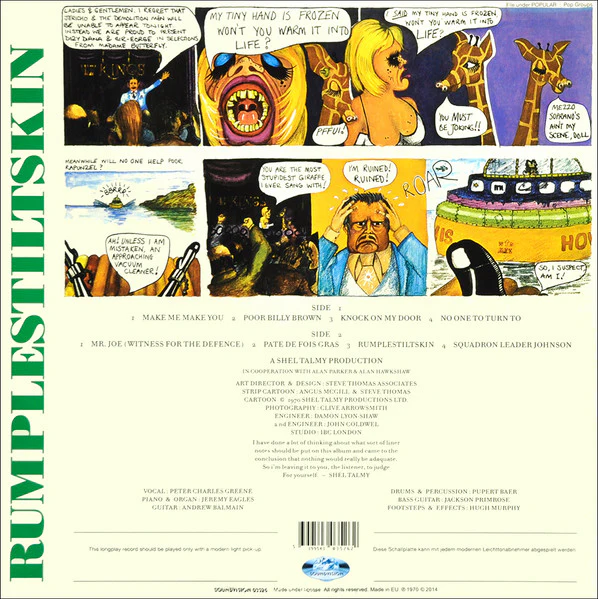 RUMPLESTILTSKIN, Rumplestiltskin (Soundvision; 03526, Germany 2014 Reissue, Gatefold) LP VG+/VG+ - Image 2