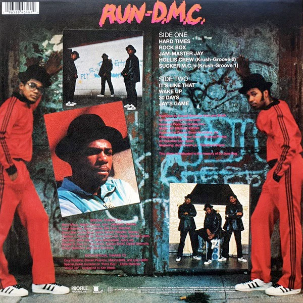 RUN DMC, Run DMC (Sony Music; 19658846461, Europe 2024 Reissue, Standard Sleeve, Red Vinyl), SALE - Up to 50% Off the Original Price LP NEW/NEW - Image 2