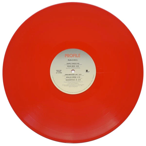 RUN DMC, Run DMC (Sony Music; 19658846461, Europe 2024 Reissue, Standard Sleeve, Red Vinyl), SALE - Up to 50% Off the Original Price LP NEW/NEW - Image 3