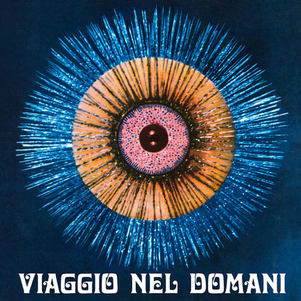 RUSCIGAN, Viaggio Nel Domani (Dagored; RED302, Italy 2015 Reissue, Picture Sleeve, Blue Transparent) LP EX/VG