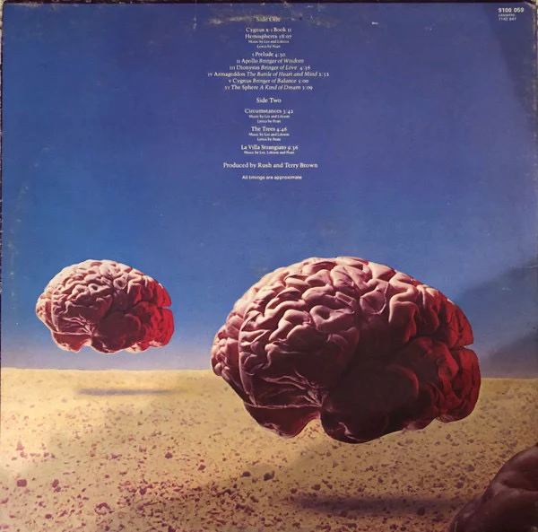RUSH, Hemispheres (Mercury; 9100 059, UK 1978, Gatefold, No Poster Insert) LP VG/VG+ - Image 2