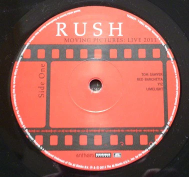 RUSH, Moving Pictures: Live 2011 (Roadrunner; RRCAR 7660, Germany 2011, Inner, 180 Gram Vinyl) LP EX/EX - Image 3