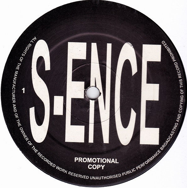S-ENCE, Do It Slow (SSM Records; SSM 123, UK 1998, Promo), SALE - Up to 50% Off the Original Price  12" /VG - Image 2