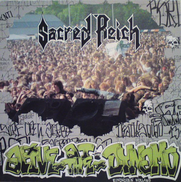 SACRED REICH, Alive At The Dynamo (Roadracer Records; RO 9431 1, Europe 1989, Inner) Mini-LP VG+/G+
