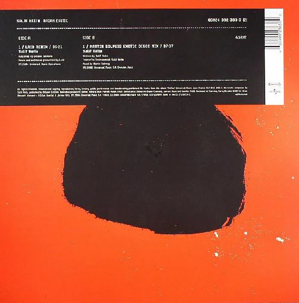 SALIF KEITA, Madan Exotic (Universal Records; 9823833, France 2004, Picture Sleeve) 12" F/G+ - Image 2