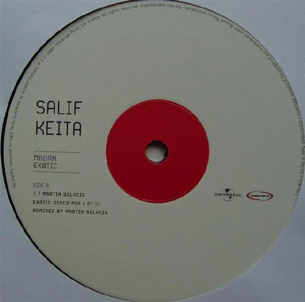 SALIF KEITA, Madan Exotic (Universal Records; 9823833, France 2004, Picture Sleeve) 12" F/G+ - Image 3