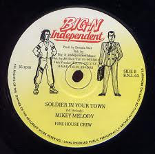 SANCHEZ / MIKEY MELODY, Paper Roses / Soldier In Your Town (Big N Independent; BNI 03, UK 1988) 12" /VG+