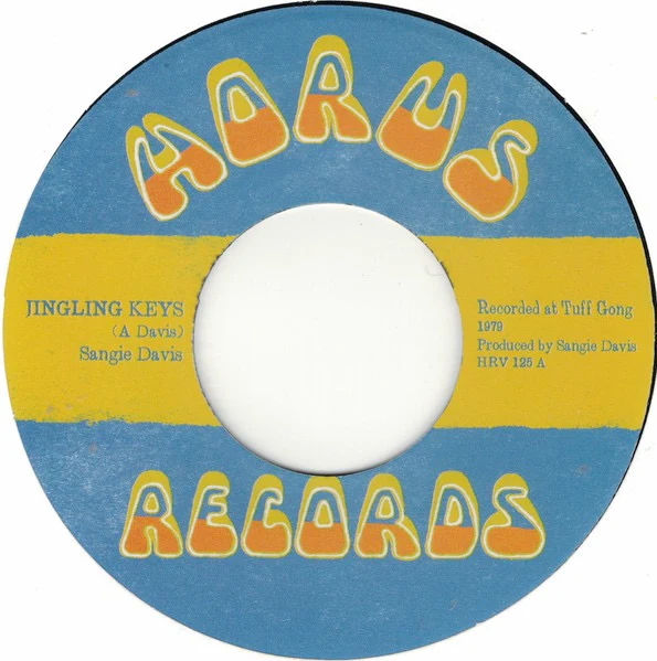 SANGIE DAVIS, Jingling Keys (Horus Records; HRV 125, UK 2023, Single Sheet Sleeve, Insert) 7" EX/EX - Image 3