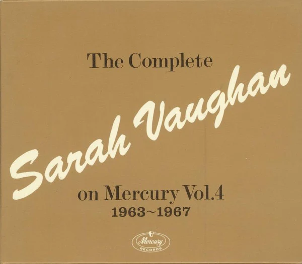 SARAH VAUGHAN, The Complete Sarah Vaughan On Mercury Vol. 4 1963-1967 (Mercury; 830 714-2, Germany 1987, Slipcase, Booklet) 6xCD VG/VG