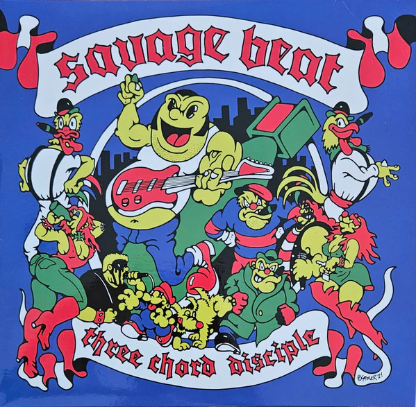 SAVAGE BEAT, Three Chord Disciple (TKO Records ; TKO-21-0005-7, US 2022, Gatefold), SALE - Up to 50% Off the Original Price  2x7" EX/EX