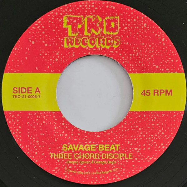 SAVAGE BEAT, Three Chord Disciple (TKO Records ; TKO-21-0005-7, US 2022, Gatefold), SALE - Up to 50% Off the Original Price  2x7" EX/EX - Image 3
