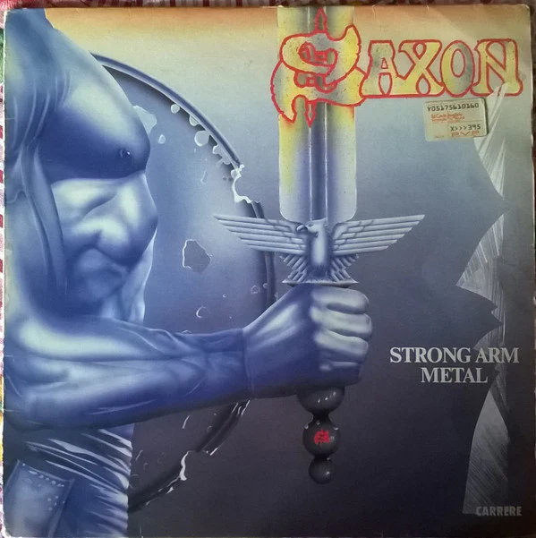 SAXON, Strong Arm Metal (Carrere; 66.174, France 1984) LP VG+/VG+