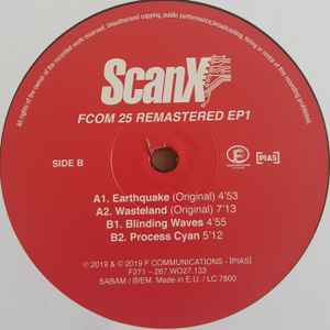SCAN X, FCom 25 Remastered EP1 (F Communications; F271, France 2020, Company Sleeve) 12" EX/EX - Image 3