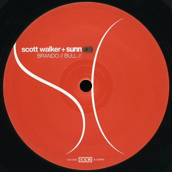 SCOTT WALKER + SUNN O))), SOUSED (4AD; CAD3428, UK 2014, Pasteback Gatefold, Side4 is blank) 2xLP VG/VG+ - Image 3